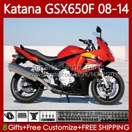 Bodywork For SUZUKI KATANA GSXF 650 GSX-650F Stock orange GSX650F GSXF650 2008 2009 2010 2011 12 13 14 120No.84 GSX 650F GSXF-650 08 09 10 11 2012 2013 2014 OEM Fairings