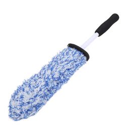 Car Sponge Tire Scrub Microfiber Multipurpose Rim Detailing Brush For Badge Chassis Motorcycle Automotive BumperCar