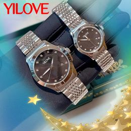 Fashion High Quality 38mm 28mm Business Watch Men Women Unisex Quartz Movement Clock Stainless Steel Case Bee Pattern Second Hand Without Box Wristwatch