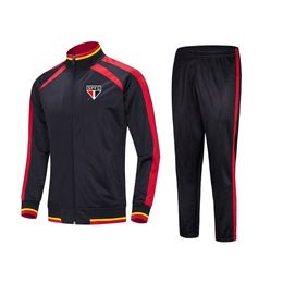 Sao Paulo FC Men's Tracksuits adult Kids Size 22# to 3XL outdoor sports suit jacket long sleeve leisure sports suit