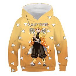 Hoodies & Sweatshirts Out of the blade Cartoon 3D Print Children's Sweatshirt Ki 220823