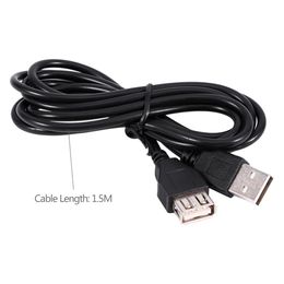 High Speed USB 2.0 Extension Cable Type A Male to Type A Female Extender Cable