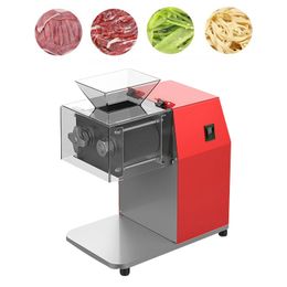 Commercial Meat Cutter Machine Electric Slicer Stainless Steel Food Processors 1100W