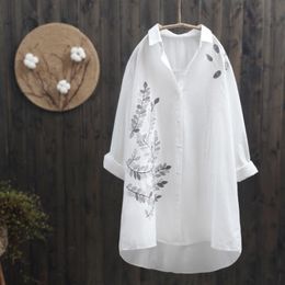 Women's Blouses & Shirts Women Tops Summer 2022 Oriental Blouse Spring Chinese Style Shirt Peasant Womens And Japanese Streetwear KK4706Wome