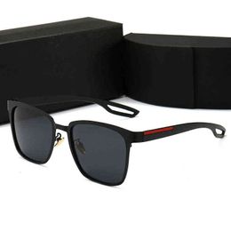 Новые поляризационные солнцезащитные очки мужские солнцезащитные очки с высокой четкой бокалы против ультрафиолетовой жабы