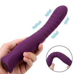 21cm Stick Vibrator for Women Vaginal Clitoris Stimulator Anal Plug Dildo Female Masturbator sexy Toys Erotic Products Magic Wand