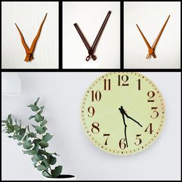 Wall Clocks 100sets Wooden Hands Clock Watch Quartz DIY Home Decoration Repair Tool Accessories Parts Kit Black Walnut PointersWallWall