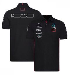 F1 team POLO shirts New season mens racing suits Summer fans T-shirts The same custom team uniforms
