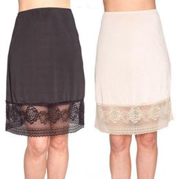 Skirts Women's Waist Intimate Half Slip Lady Under Skirt Petticoat Slips SkirtSkirts