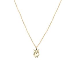 Owl Collarbone Chain Alloy Pendant Snake Bone Short Necklace