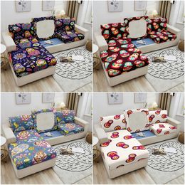 Chair Covers Printed Russian Dolls Stretch Sofa Seat Cover Elastic Cushion Anti-dust Couch Silpcover Furniture ProtectorChair