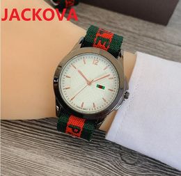 Mens Womenss Lovers Dwellers Watches 40mm 45mm Two Size Choice Business Waterproof Analogue Quartz Wristwatch European Top brand Nylon Fabric Strap Clock