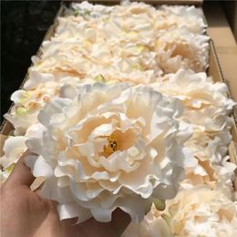 50PCS Silk Peony Decoration Flower DIY Wedding party Flower Wall Arrangement Supplies Heads for Wedding Party In Stock FY3591