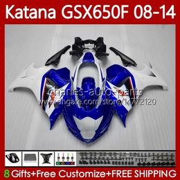 Bodywork For SUZUKI KATANA GSXF 650 GSX-650F GSX650F Stock blue GSXF650 2008 2009 2010 2011 12 13 14 120No.138 GSX 650F GSXF-650 08 09 10 11 2012 2013 2014 OEM Fairings