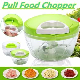 New High Quality Chopper Garlic Cutter Vegetable Fruit Twist Shredder Manual Meat Grinder Drop Shipping Kitchen Tools T200523