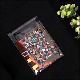 Jewelry Pouches Bags 1000Pcs Clear Resealable Cellophane/Bopp/Poly 6X10Cm Transparent Opp Bag Plastic Self Adhesive Seal Pac Bdesybag Dhgjr