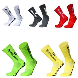 Sports Socks Non-Slip Breathable Summer Running Cotton Rubber Long Football Socks High Quality Men Women 10 Colours