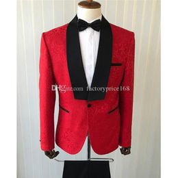 popular jackets for men Australia - Popular One Button Groomsmen Shawl Lapel Jacket Pants Tie Groom Tuxedos Groomsmen Man Suit Mens Wedding Suits Bridegroom A161235r