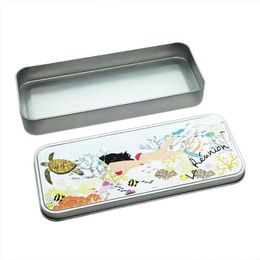 Sublimation Pencil Cases Aluminium Metal Heat Press Blank School Pencil Boxes