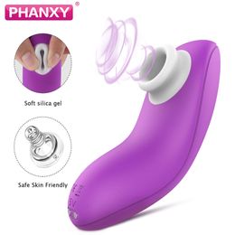 PHANXY Vibrator For Clitoris Sucker Powerful Clitoral Suction Stimulator Oral sexy Toys Women Or Couples