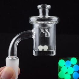 flat crank NZ - Flat Top 5mm Thick Bottom Quartz Banger Nail With Glass UFO Crank Carb Caps Terp Pearl For Dab Rigs Glass Bongs Water Pipes256Y