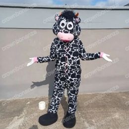 halloween Cows Mascot Costumes Cartoon Mascot Apparel Performance Carnival Adult Size Promotional Advertising Clothings