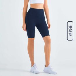 Anti Curl Yoga Shorts Quarter Pants Side Pockets Running Fitness Gym Leggings Casual Exercise Athletic Jogging Tights