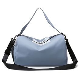 Customized female fitness bag waterproof leather film bag single shoulder travel bags