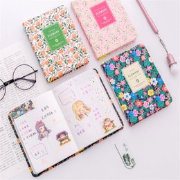 Notepads Planner Sakura Notebook Stationery Time Management Kawaii Journals School Supplies BinderNotepads