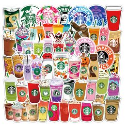 54 Starbucks Coffee Milk Tea Mugs Graffiti Stickers Laptop Luggage Car Stickers