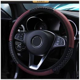 Steering Wheel Covers Car Cover Car-styling Massage Granular Film Suitable Auto Steering-Wheel AccessoriesSteering