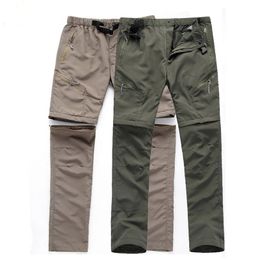 Waterproof Hiking Pants Men Summer Shorts Camping Trekking Trousers Mountain Climbing Outdoor Sprots Male 220719