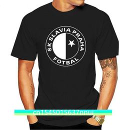 Bitter Cooffee Sk Slavia Praha T Shirt Czech Republic Prague 100% Cotton Quality Print TShirt For Men Plus Size S5xl 220702