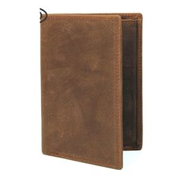 HBP Women Men Vintage Business Passport Covers Holder Multi-Function ID Bank Card PU Leather Wallet Case Travel Accessories253V