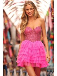 Casual Dresses 2022 Women Mini Dress Diamond Pink Princess Fluffy DressCasual