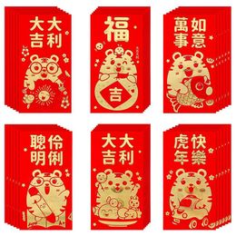 Gift Wrap Pieces Of 2022 Year Red Envelope Chinese R The Tiger Lucky Money EnvelopeGift