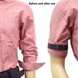 shirt garters NZ - Wrist Support Elastic Adjustable Armbands Anti-Slip Shirt Sleeve Holders Strap Arm Garters Hold Up BHD2