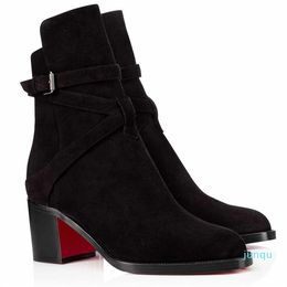 2022-Casual-chic Design Karistrap Chunky Heels Women's Boot Ankle Boots Winter Booty Luxurys Designer Party