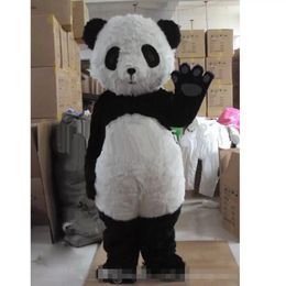 2022 Halloween giant panda Mascot Costume High Quality Customise Cartoon Cute animal Plush Anime theme character Adult Size Christmas Carnival fancy dress