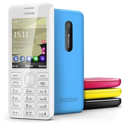Original Refurbished Cell Phones Nokia 206 GSM 2.4inch Screen For Elder Student Gift Small Phone