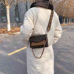 handbag Texture and winter net shoulder strap small square bag Personalised fashion Single Shoulder 65% Off handbags store sale