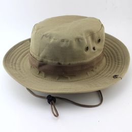 Berets Casual Unisex Outdoor Fisherman Hat Climbing Fishing Camouflage Jungle Pure Colour Round Edge Cap Boonie HatsBerets BeretsBerets
