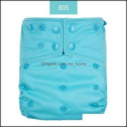 Cloth Diapers 2021 Baby Diaper Eco-Friendly Adjustable With Mesh Material Nappy For 3-15Kg Training Panties 1753 Mxhome Dhtsx