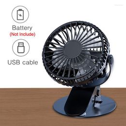 Home Decor Other Portable USB Type Table Fan Clip-on Rechargeable Cooling Mini Desk 360 Degree Rotation Adjustable 3 Speeds FanOther