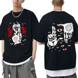 Men's T-Shirts Anime Hellsing Alucard Vampire Print T-shirt Men Women All-match Tee Tops Fashion Streetwear Oversized Graphics T ShirtsMen's