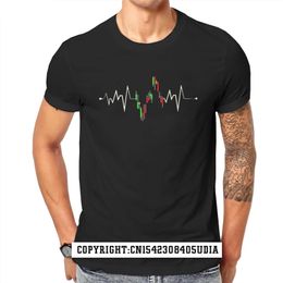 Stok Ekg Investor Trader Pasar Saham Detak Jantung Kaus Jersey Uniseks Print Kaus Atasan Pria Kustom 220610