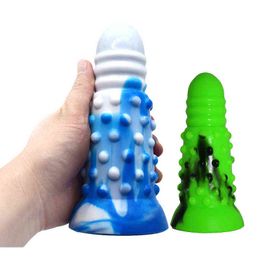 Nxy Anal Toys Huge Dildo Silicone Realistic Penis Big Soft Plug Sextoys for Woman Dick g Spot Stimulation Female Masturbation Erotic Cock 220510
