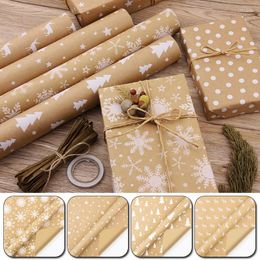 Gift Wrap Christmas Wrapping Paper DIY Wedding Decor Artware Kraft Packing Vellum Origami 1MGift