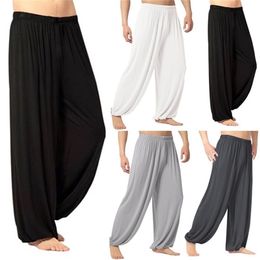 Mens joggers pants sweatpants Casual Solid Color Baggy Trousers Belly Dance Yoga Harem Pants Slacks Men Loose style 220706