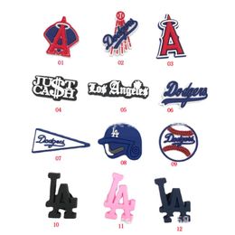 2022 Fashion Designer Baseball Team European And American Sports Style Decorative Buckle For Holey Shoes Removable Buckle